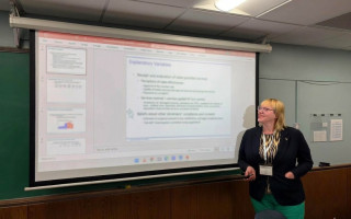 Науковиця Інституту політичних і етнонаціональних досліджень ім. І.Ф. Кураса представила дослідження трансформації балансу влади в Україні на міжнародному форумі в США