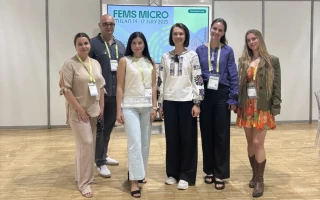 Науковці Інституту мікробіології і вірусології ім. Д.К. Заболотного НАН України взяли участь в «FEMS MICRO 2025» у Мілані