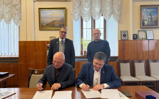 Підписано договір про співробітництво між Харківським національним університетом міського господарства імені О.М.Бекетова та Відділенням енергетики та енергетичних технологій НАН України