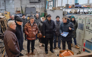 Керівництво Академії ознайомилося з науковими розробками Інституту газу НАН України